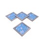 Chloe Blue  Cotton 4 Pcs Coasters