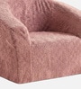 Chloe Puffy Organic Kids Lounge Chair In Pink Colour