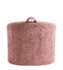Chloe Puffy Organic Kids Lounge Chair In Pink Colour