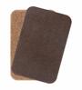 Chocolate & Camel Absorbent and Quick-Dry Polyester Bath Mats 38x58 cm