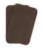 Chocolate Absorbent and Quick-Dry Polyester Bath Mats 30x45 cm