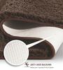 Chocolate Absorbent and Quick-Dry Polyester Bath Mats 50x70 cm