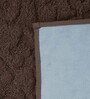 Brown Abstract 100 % Cotton 27.5x19.6 Inches AntiSkid Bath Mat