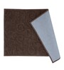 Brown Abstract 100 % Cotton 27.5x19.6 Inches AntiSkid Bath Mat