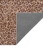 Chocolate Abstract Polyester 8' X 10' Machine Made Carpet