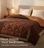 Brown & Caramel 200 GSM Reversible Comforter