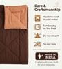 Brown & Caramel 200 GSM Reversible Comforter