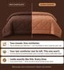 Brown & Caramel 200 GSM Reversible Comforter