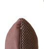 Chocolate Brown 100% Cotton Moss Stitch 27X27 Inches Knitted Cushion Cover