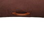 Chocolate Brown 100% Cotton Moss Stitch 27X27 Inches Knitted Cushion Cover