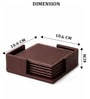 Chocolate Brown Chic Sip Coaster