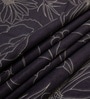 Brown Floral 280 TC Cotton Double Queen Size Bedsheet With 2 Pillow Covers