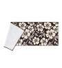 Brown Floral Polyester AntiSkid Bathmat