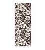 Brown Floral Polyester AntiSkid Bathmat