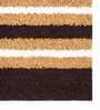 Brown Geometric Microfibre 23x15 Inches AntiSkid Bath Mat