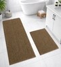 Chocolate Microfibre 16x24 Inches Lightweight Bath Mat