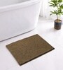 Chocolate Microfibre 16x24 Inches Lightweight Bath Mat