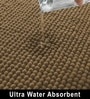 Chocolate Microfibre 16x24 Inches Lightweight Bath Mat