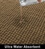 Chocolate Microfibre 23x47 Inches Lightweight Bath Mat