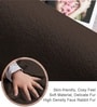 Chocolate Polyester 16x24 Inches Super Soft Bath Mat