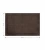 Chocolate Reversible Cotton Bathmat (40x60 cm)