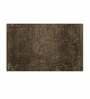 Chocolate Solid Microfibre 36x24 Inches AntiSkid Bath Mat