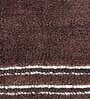 Chocolate Stripe Polyester 24x16 Inches Max Absorbant 1 Bathmat