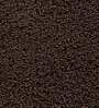 Brown Solid Polyester 28x20 Inches AntiSkid 1 Bathmat & 1 Contour Mat