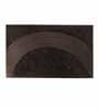 Brown Solid Polyester 30x18 Inches AntiSkid Bath Mat