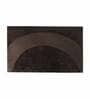 Chocolate Solid Polyester 36x24 Inches AntiSkid Bath Mat