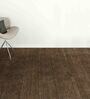 Brown Solid Wool 4 ft x 6 ft Hand Woven Carpet