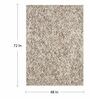 Chocolate Wool Abstract 6' x 4' Hand tufted Carpet