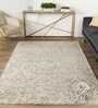 Chocolate Wool Abstract 9' x 6' Hand tufted Carpet