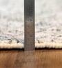 Chocolate Wool Abstract 9' x 6' Hand tufted Carpet