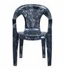 CHR2104 Plastic Chair in Black Stone Marble Colour Set of 4