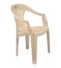 CHR2101 Plastic Chair in Marble Beige Finish , Set of 4