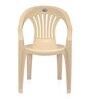 CHR2101 Plastic Chair in Marble Beige Finish , Set of 4