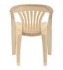 CHR2101 Plastic Chair in Marble Beige Finish , Set of 4