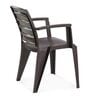 CHR2135 Plastic Chair in Weather Brown Finish Set of 4