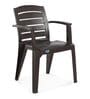 CHR2135 Plastic Chair in Weather Brown Finish Set of 4