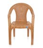 CHR2061 Plastic Chair in Light Pear Wood Finish , Set of 4