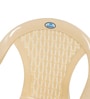 CHR2165 Plastic Chair in Beige Colour , Set of 4