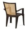 CHR2226 Plastic Chair in Season Rust Brown & Biscuit Colour, Set of 2