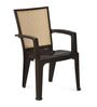 CHR2226 Plastic Chair in Season Rust Brown & Biscuit Colour, Set of 2