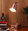 Rose Gold Chreosi Usb Charging Smart  Adjustable Study Lamp With Flip On/Off Switch