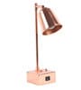 Rose Gold Chreosi Usb Charging Smart  Adjustable Study Lamp With Flip On/Off Switch