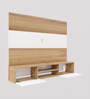 Christie Tv Unit In Oak And White Colour