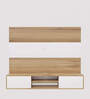 Christie Tv Unit In Oak And White Colour