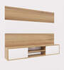 Christie Tv Unit In Oak And White Colour