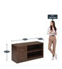 Christina TV Console for TVs in Walnut Finish